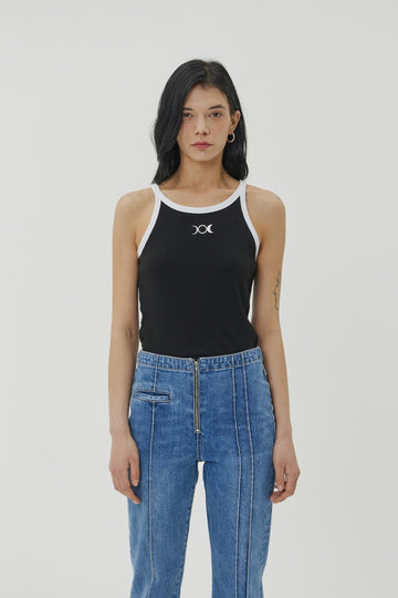(W) LOGO GOLGI SLEEVELESS TOP
